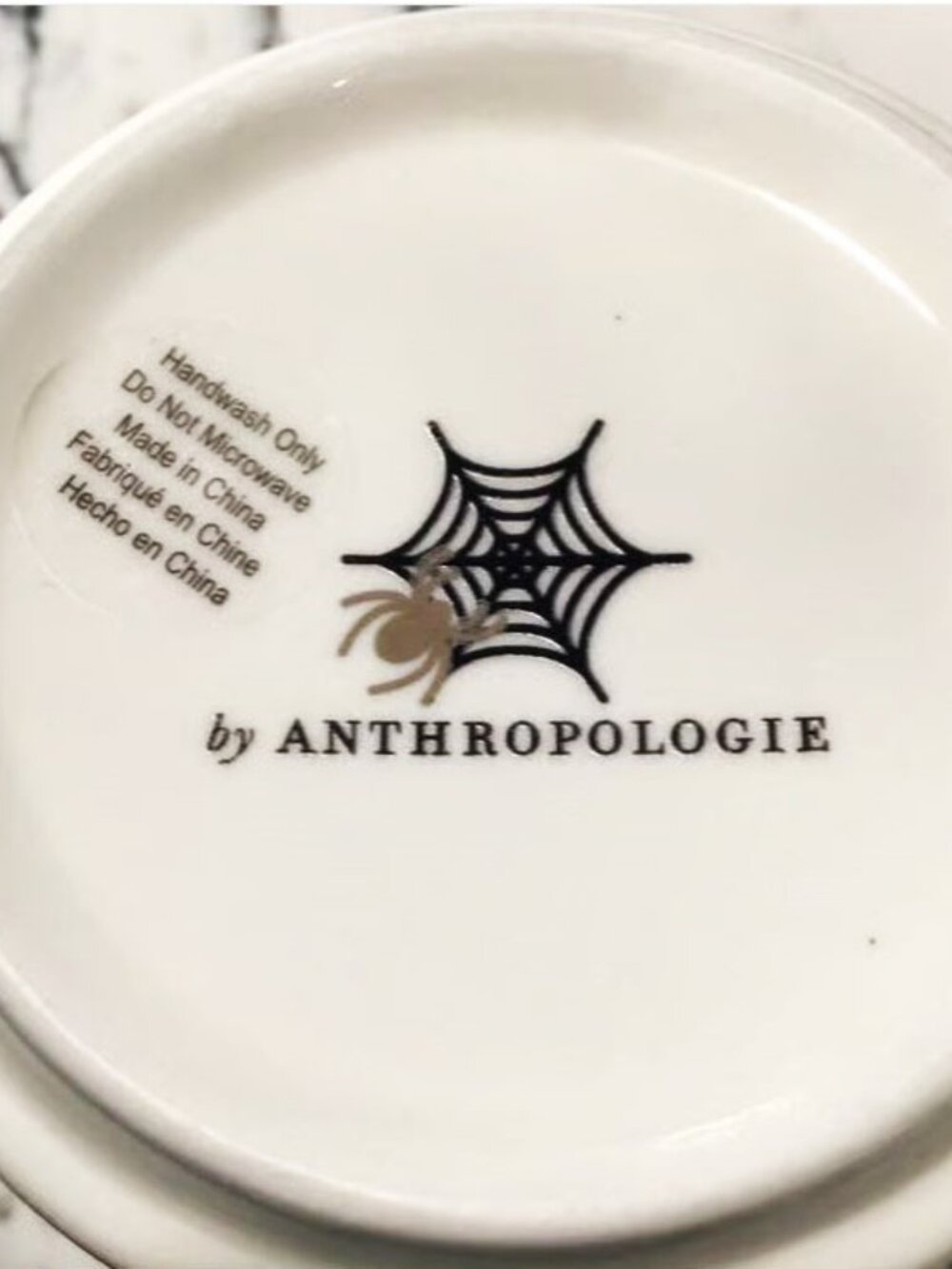 Anthropologie Halloween Mug 24k gold-decaled glazed stoneware Black Cat 13oz NEW - Picture 9 of 10